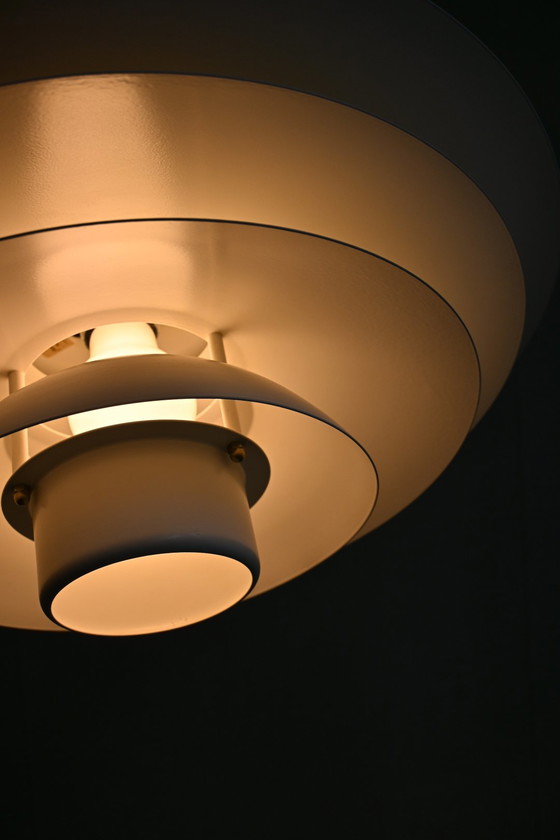 Image 1 of Lampada a sospensione danese di design, anni '70, forma 45 cm di diametro.