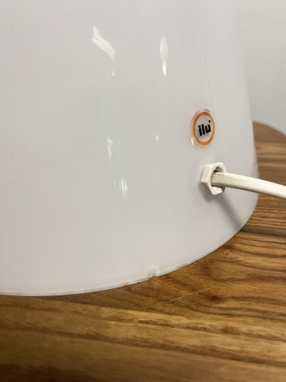Image 1 of ILU Opaline Glass Table Lamp 36 cm Postmodern Design