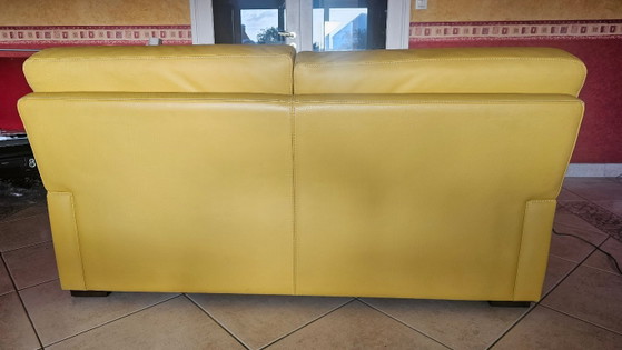 Divano 2 posti -Roche Bobois- Pelle bovina pieno fiore – Divani 2 posti, Leather (photo 4 of 5)