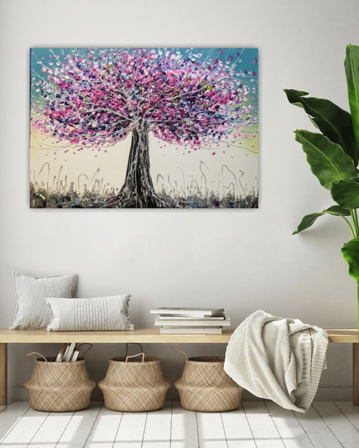 Artist painting - Evelina VINE - Wishes in Bloom