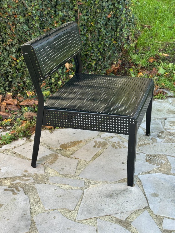 Image 1 of IKEA VINTAGE METALEN FAUTEUIL