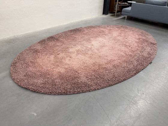 Image 1 of Tapis de signalisation Tapis ovale rose 250x380