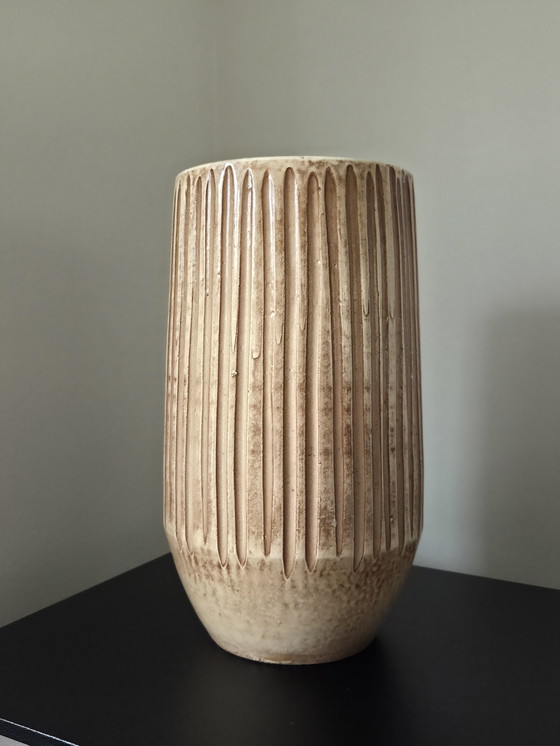 Image 1 of Vintage ribbed vase