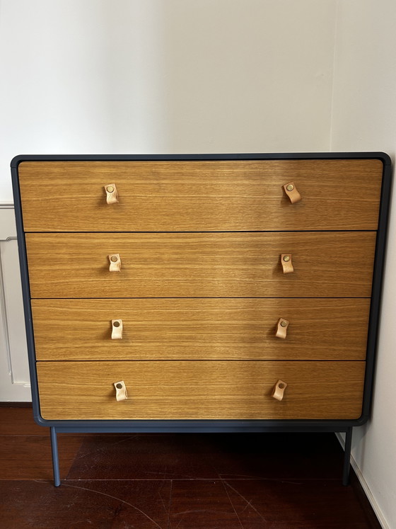 Image 1 of Bolia Kommode aus Eiche und Stahl mit 4 Schubladen