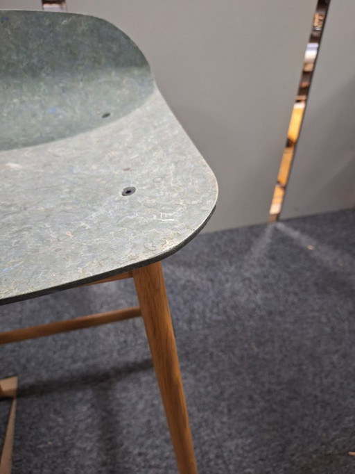 1x tabouret de bar Planq Rebel, vert