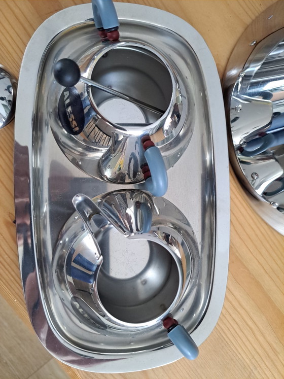 Original Alessi '9093' Design Set – Including Kettle, Sugar Bowl & Milk Jug – Kitchen accessories, Plastic (photo 3 of 6)