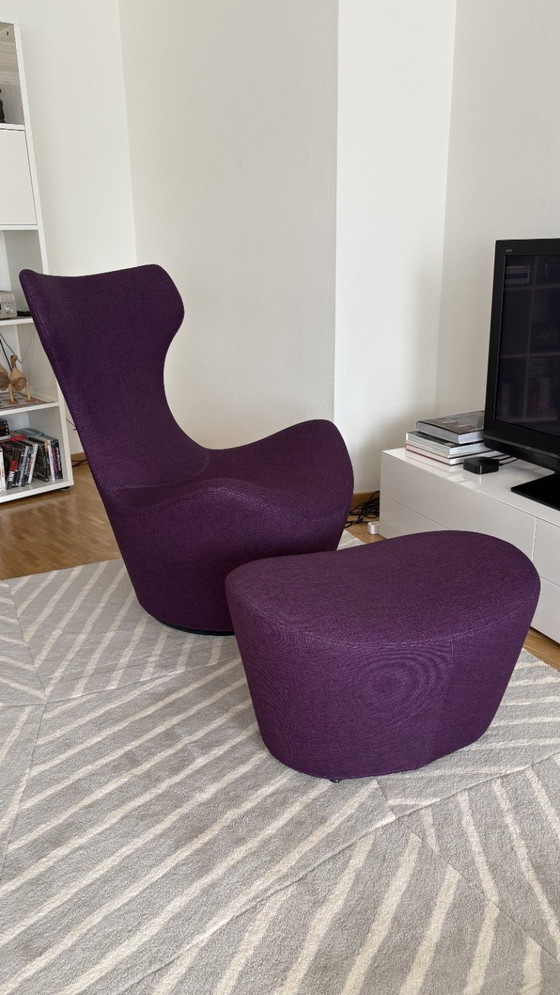 Image 1 of Poltrona GRANDE PAPILIO + POUF B&B ITALIA
