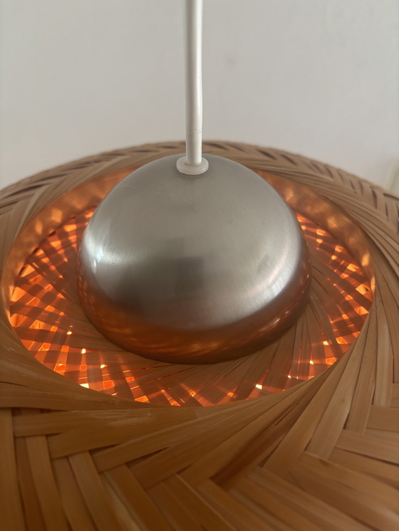 Image 1 of Ikea - Ikea design - Boja - ratan - hanglamp - bamboe - 2000 boho 