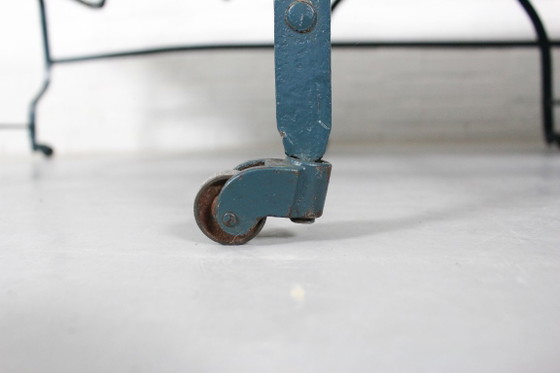 Lit de jour pliable en métal avec sangles et revêtement neufs – Lits 1 personne, Metal (photo 18 of 18)