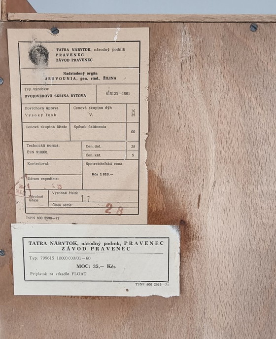 Image 1 of Vintage kledingkast, jaren 70