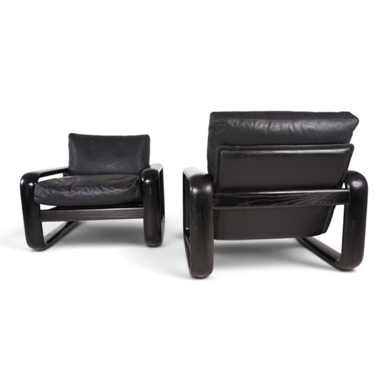 Set van 2 Rosenthal Hombre leren fauteuils van Burkhard Vogtherr, 1970 – Leather, Vintage (photo 5 of 20)