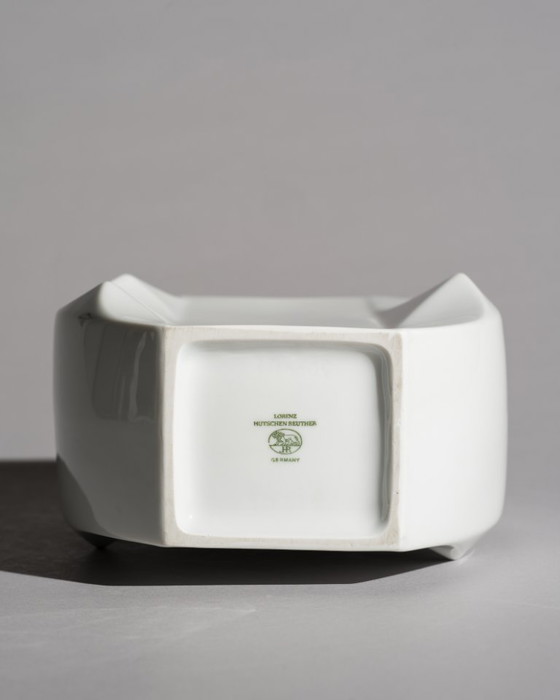 Image 1 of Heinrich Fuchs “ARCHAIS” Porcelain Vase Duo for Hutschenreuther, Germany 60s-70s