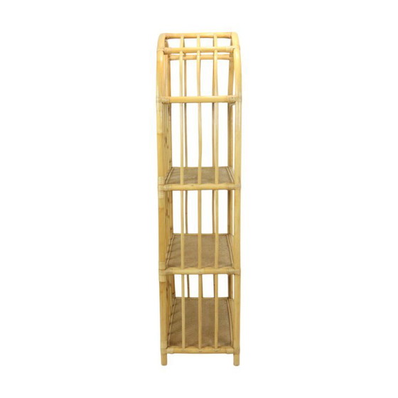 Image 1 of Rattan Rack Bookcase Boho Style