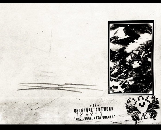 Image 1 of Kunstwerk Pikachu (Pokemon) Storm over Fuji