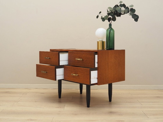 Image 1 of Teak chest of drawers, Danish design, 1970s, production: Denmark