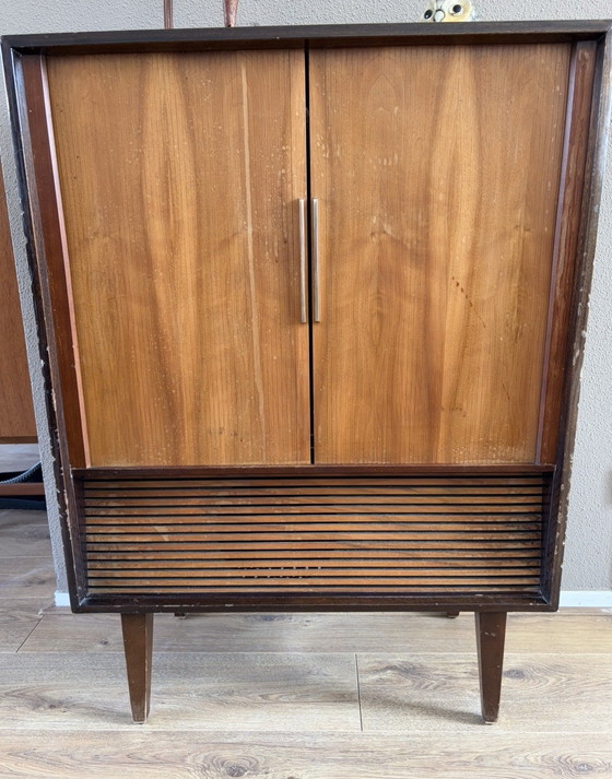 Image 1 of Vintage Philips TV Cabinet Lowboard Cabinet from the 60s