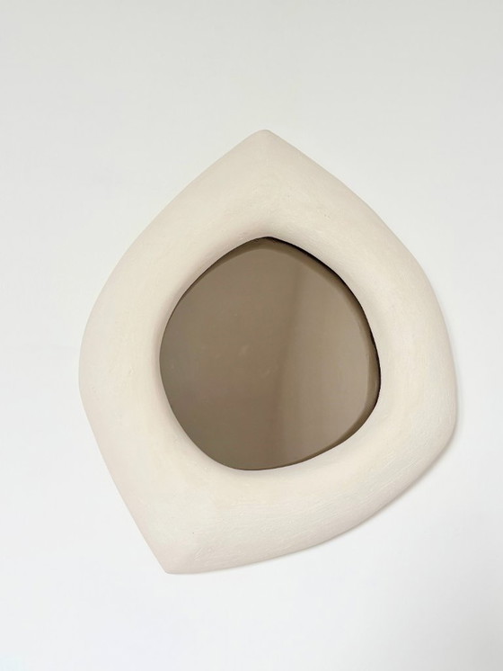 Image 1 of Franse hedendaagse keramische spiegel, "Infinito" van Renzo Maar