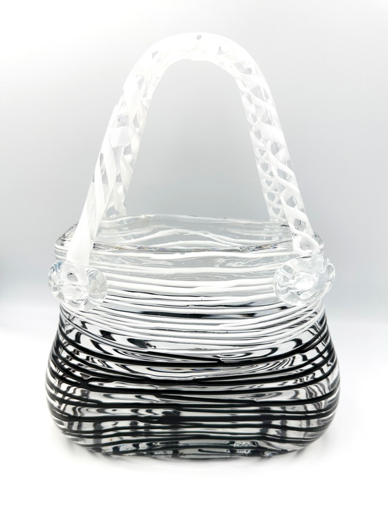 Image 1 of Mouth-blown glass bag / vase, Leonardo