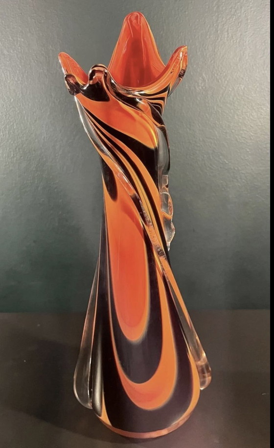 Image 1 of Vintage Murano Glass Vase