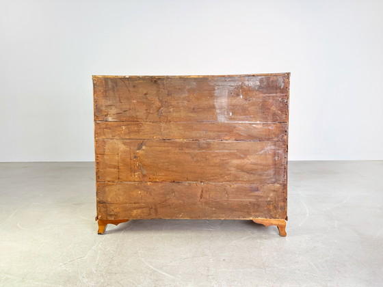 Image 1 of Cómoda secreter barroca original de 1700 en nogal antiguo