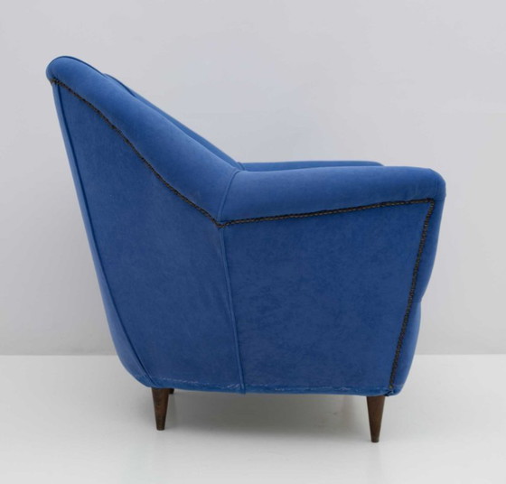 Image 1 of Paar Ico Parisi MidCentury Modern Italiaanse fauteuils voor Ariberto Colombo, jaren 50