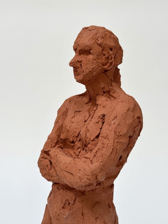 Image 1 of Terracotta Sculpture of a Man - Yolande Ide (1930)
