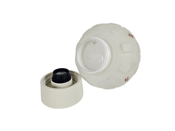 Image 1 of Philips - Space Age - vetro satinato - lampada da soffitto - Olanda - anni '50