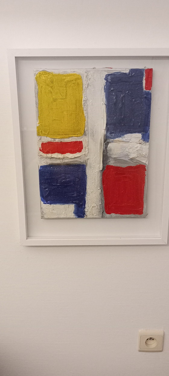 Image 1 of Dipinto di Bram Bogart, 30x40 cm, Cobra