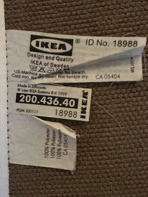 Canapé 3 places IKEA Nikkala vintage en taupe – Canapés 3 places, Polyester (photo 5 of 5)