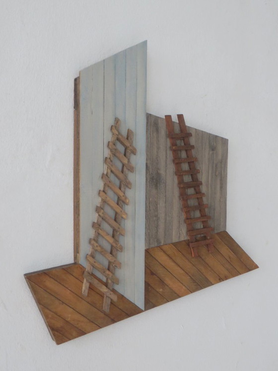 Eric Van Solm - ´The Other Side´ – Beeldhouwkunst, Wood (photo 2 of 8)