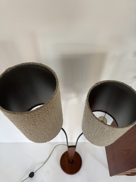 Image 1 of Lampada da terra vintage in teak anni '60