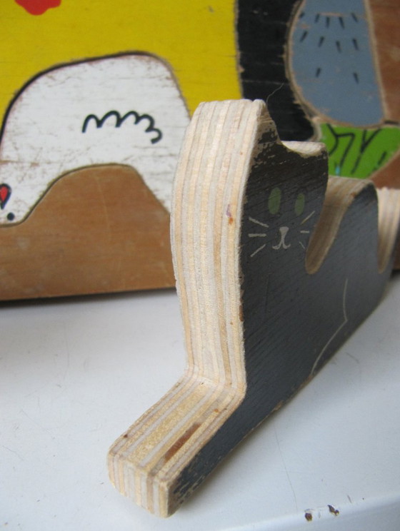 Enzo Mari Puzzle Tierpuzzle – Danes Milano, Enzo Mari, Dekorative Objekte, Holz (photo 13 of 16)