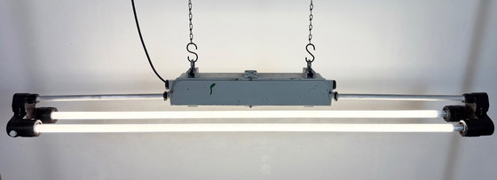 Image 1 of Lampada tubolare grigia industriale di Elektrosvit, anni '70