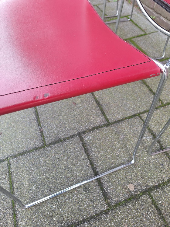 Image 1 of 6 Italian design chairs in the style of Giandomenico Berlotti