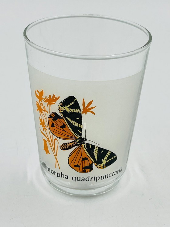 Image 1 of 6 verres papillons vintage