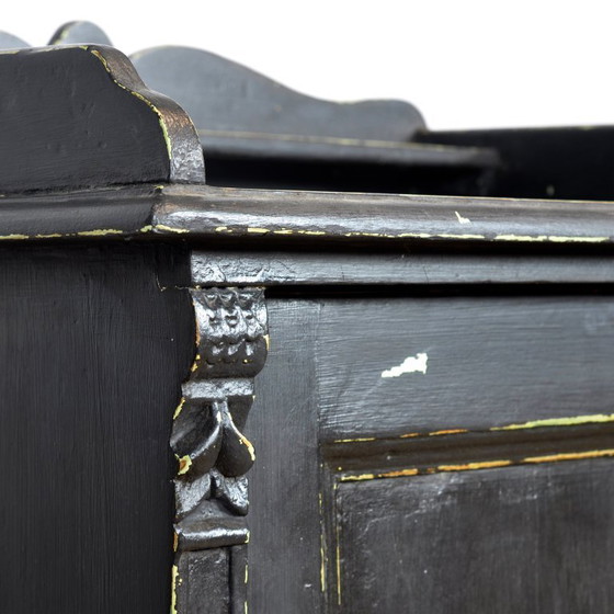 Image 1 of Black Pine cabinet, circa 1900