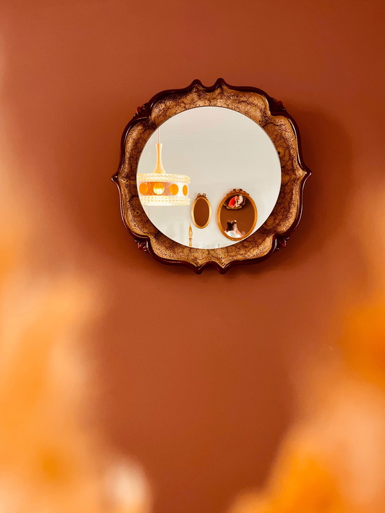 Image 1 of Very Unique! Fat Lava Mirror with Lighting