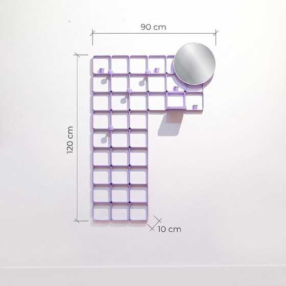 Space Age Design Wall Coat Rack | Midcentury Boho – Space Age Panels, Wall decoration, Other (photo 4 of 9)