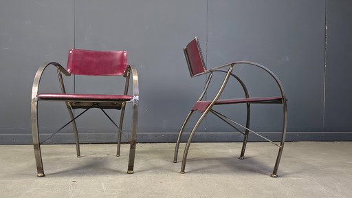 Chaises de salle à manger vintage de Segis, Italie, années 1980