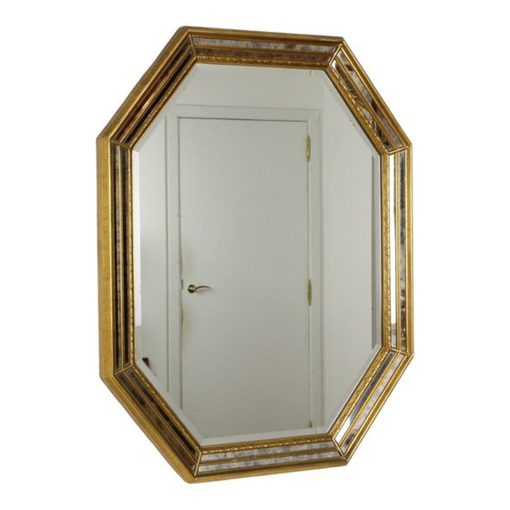 Image 1 of Venetiaanse Deknudt Spiegel Facetgeslepen 92cm