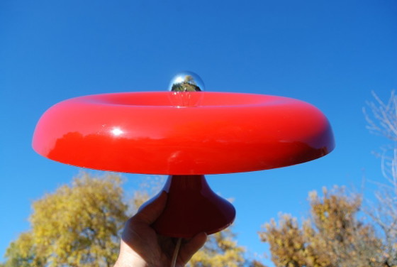 Image 1 of Plafonnier UFO en métal, designer Tibor Nádai, n° 2