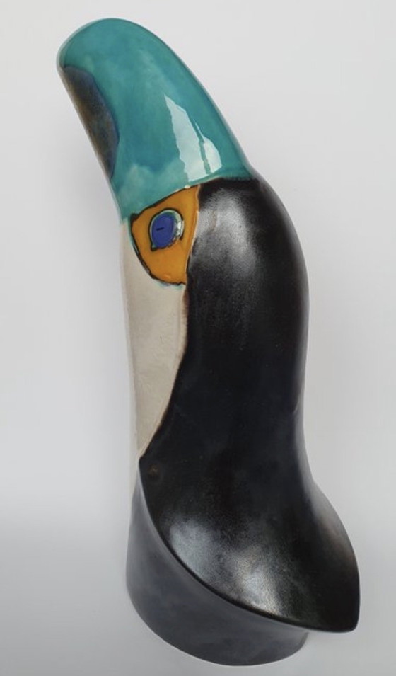 Image 1 of Toekan, keramiek, ontwerp Slawomir Budka (39 cm)