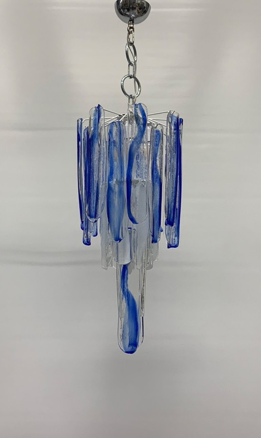 Lampadario di murano made in italy attribuito a Mazzega