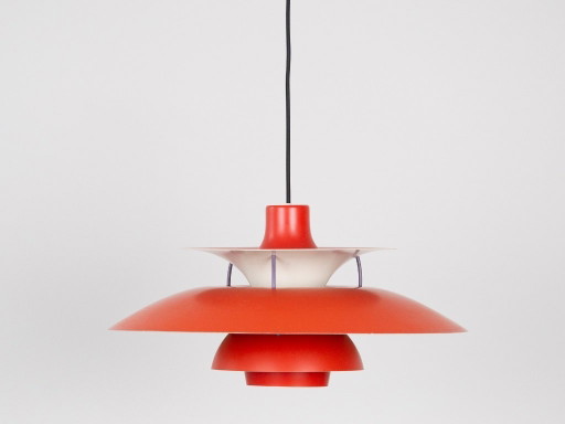 Lampada a sospensione vintage danese PH 5 proj. Poul Henningsen, Louis Poulsen, 1958
