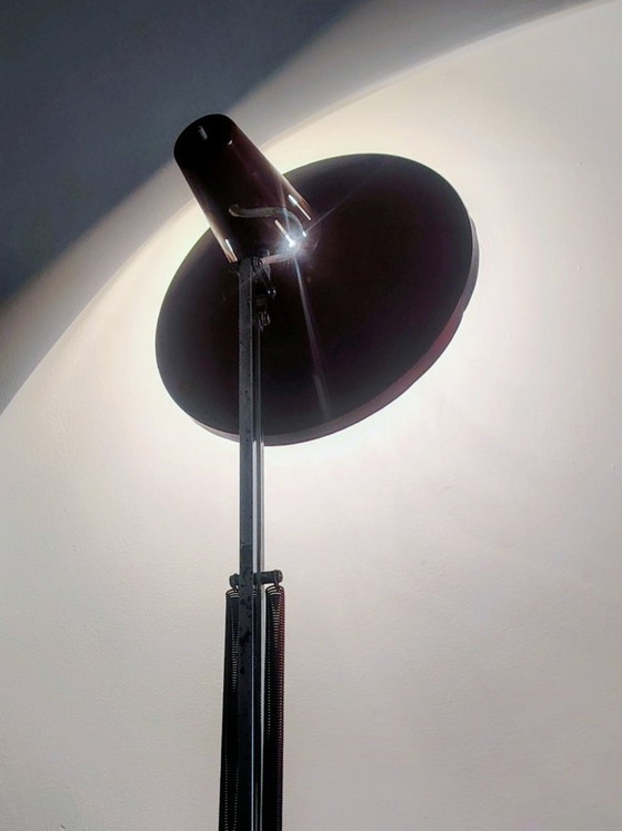 Image 1 of Terry Hala architectural industrial  table lamp. by H. Busquet for Hala,