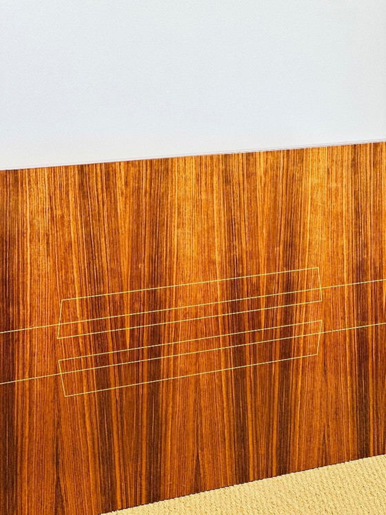 Image 1 of Table de salle à manger art déco en palissandre verni, 1940