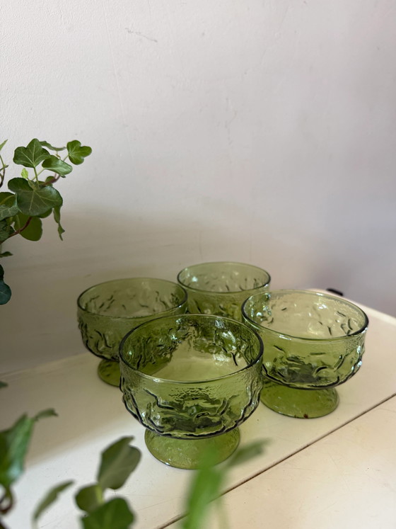 Set of 4 vintage Italian glass coupes – Couches (photo 6 of 6)