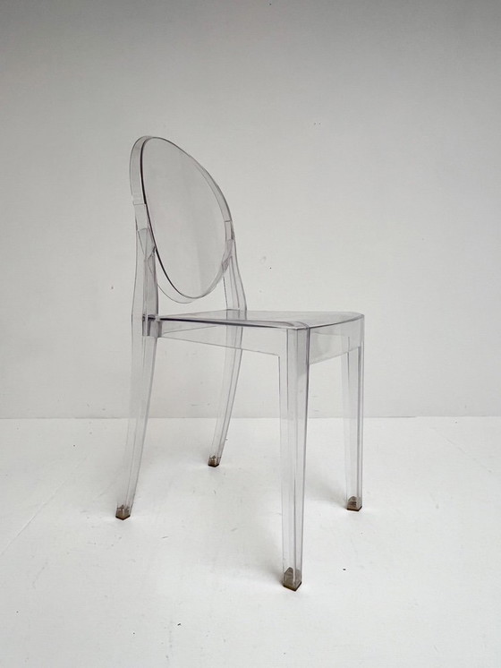 Image 1 of Set of 4 Victoria Ghost chairs by Philippe Starck for Kartell, after 2000