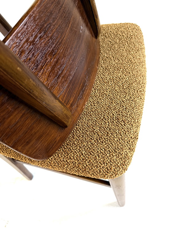 Image 1 of 8 sedie da pranzo vintage restaurate, Farstrup Møbler anni '60