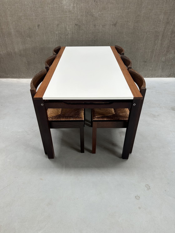 Image 1 of Vintage Wengé eethoek van Pastoe (uitschuifbaar)